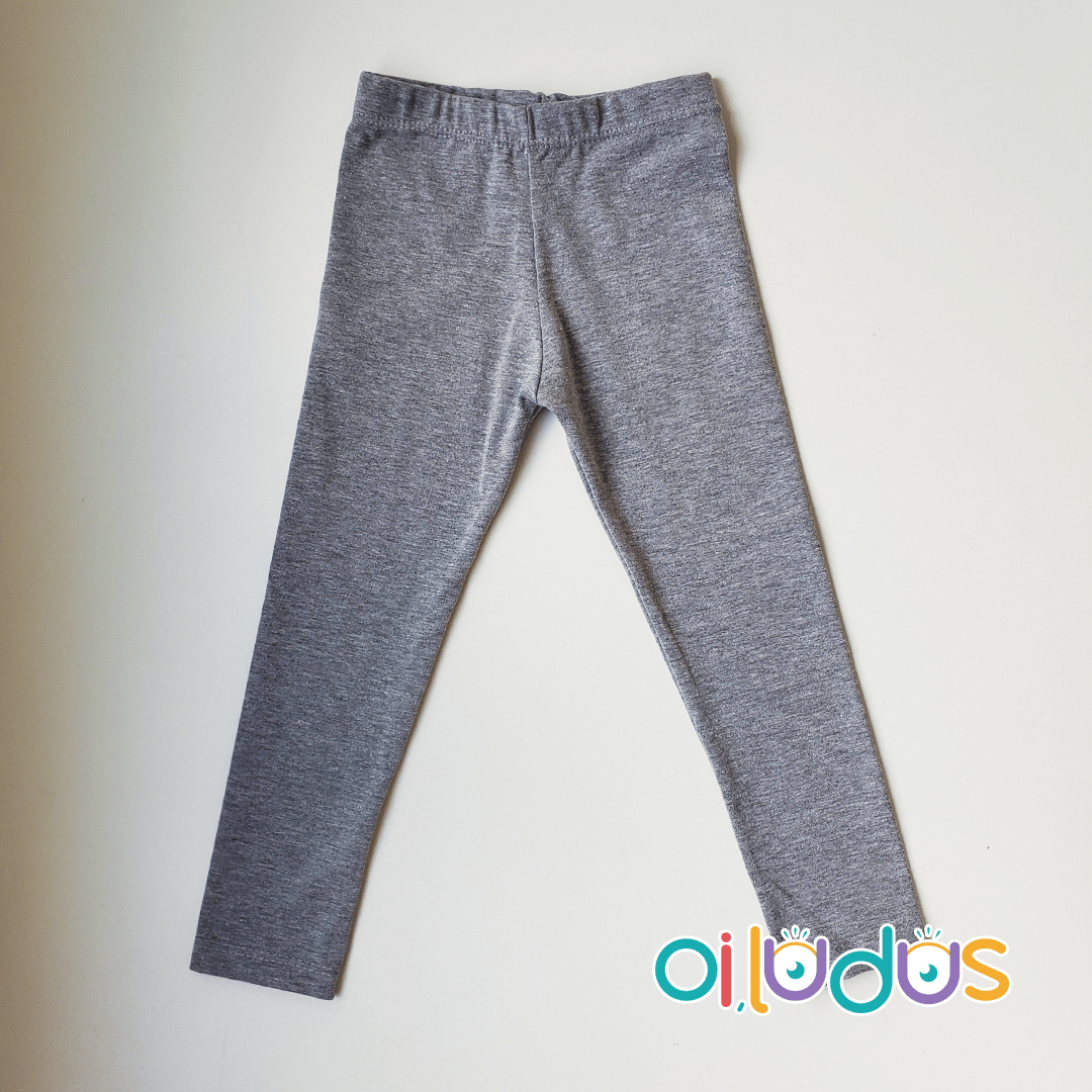 Calça Legging Infantil Branca Básica - Calça legging Infantil - Cambitinhos