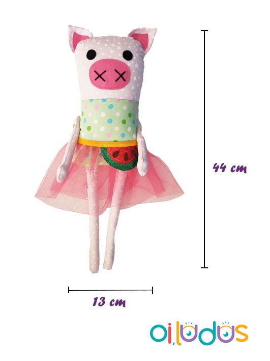 Porquinha de brinquedo rosa