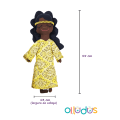 Kit Bonecas Iemanjá e Oxum de Pano - 55 cm
