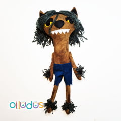 Boneco Lobisomem de Pano