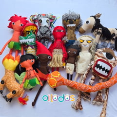 Kit bonecos Encantados com 12 Kit bonecos Encantados com 12